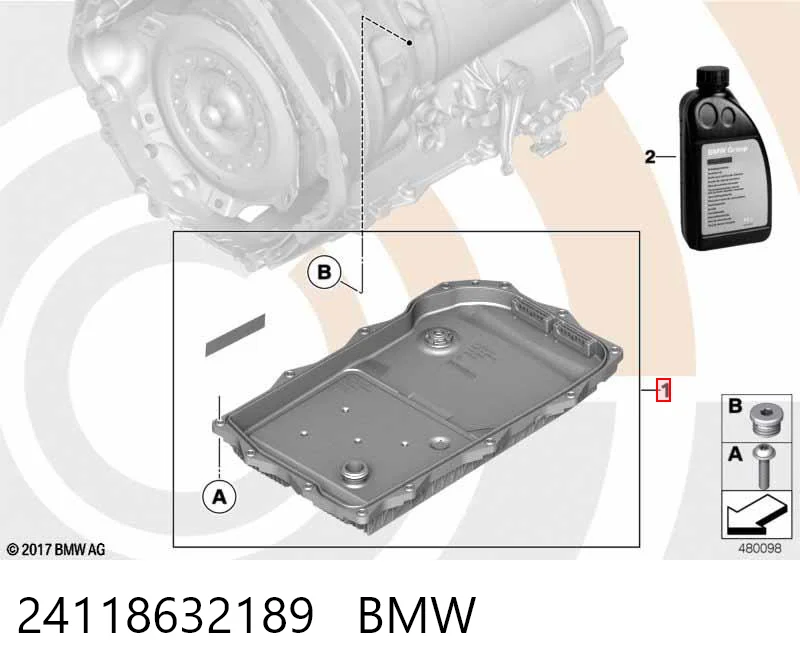 24118632189 BMW Масло в коробку автомат