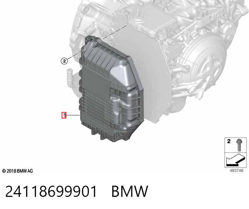24118699901 BMW Піддон АКПП