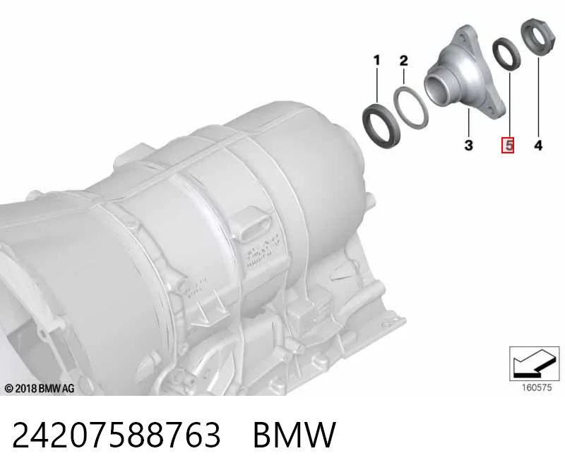 B15590 Elring Сальник АКПП/КПП, вихідного/вторинного вала