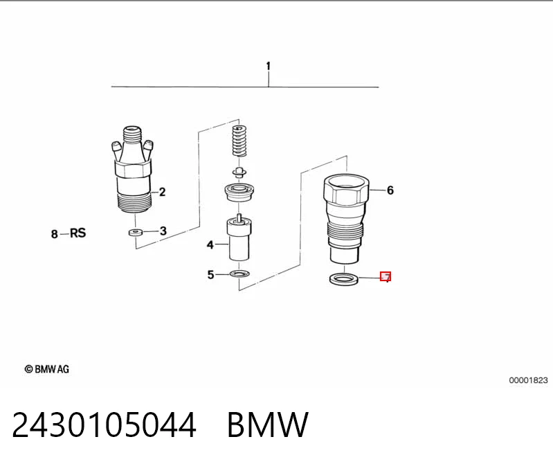 Кільце форсунки 9946958 Fiat/Alfa/Lancia