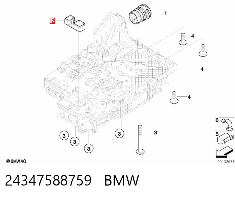 24347588759 BMW Прокладка гідроблока АКПП