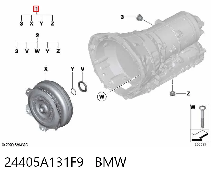 24405A131F9 BMW