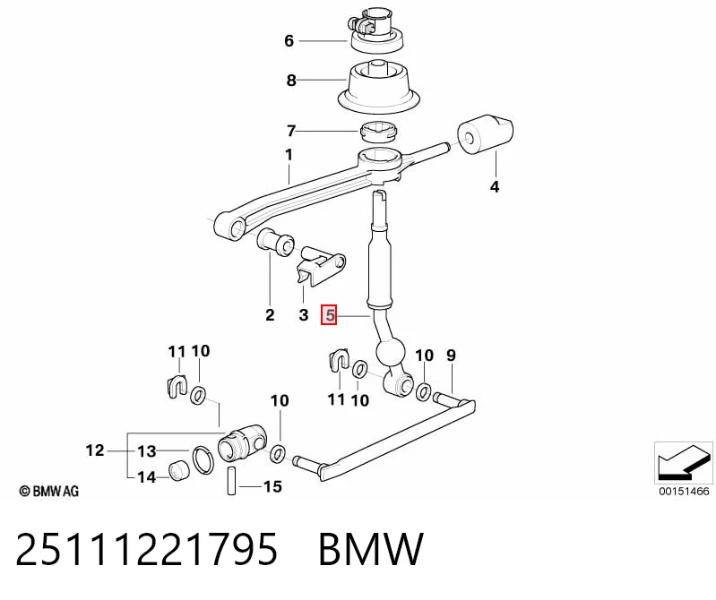 Ручка перемикання передач на BMW 3  E36