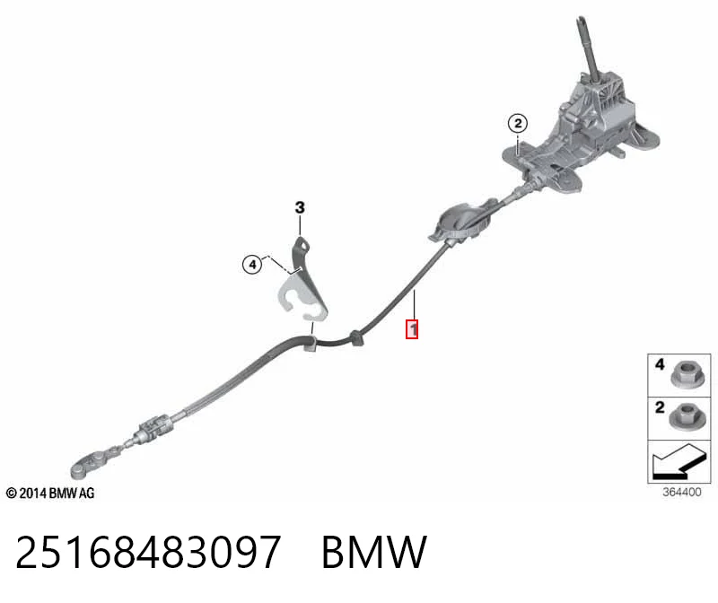 25168483097 BMW Куліса КПП