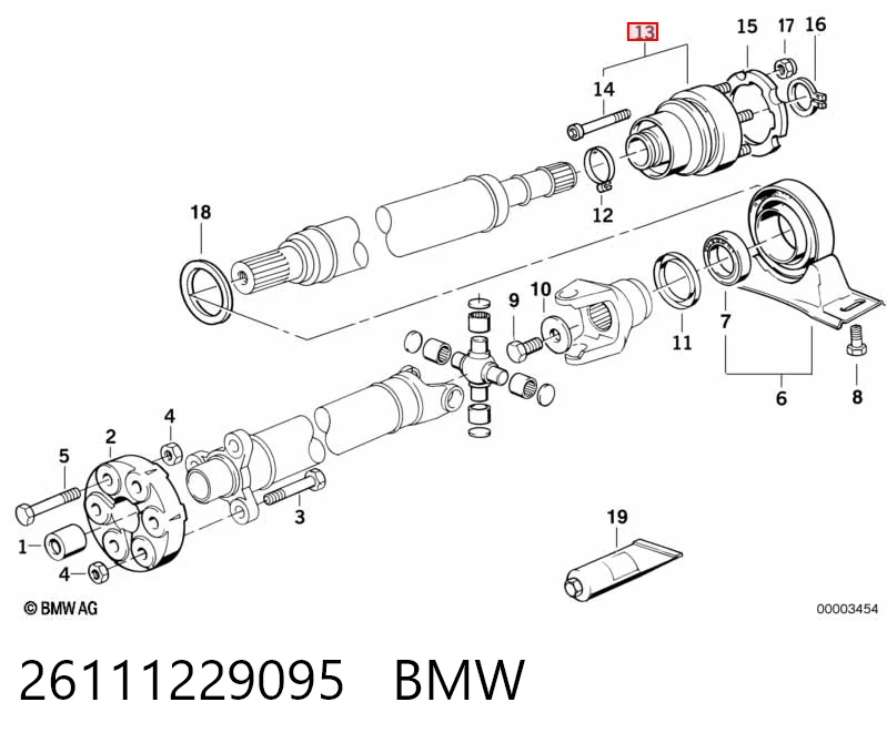 ШРУС карданного валу заднього, задній Posterparts BB2359