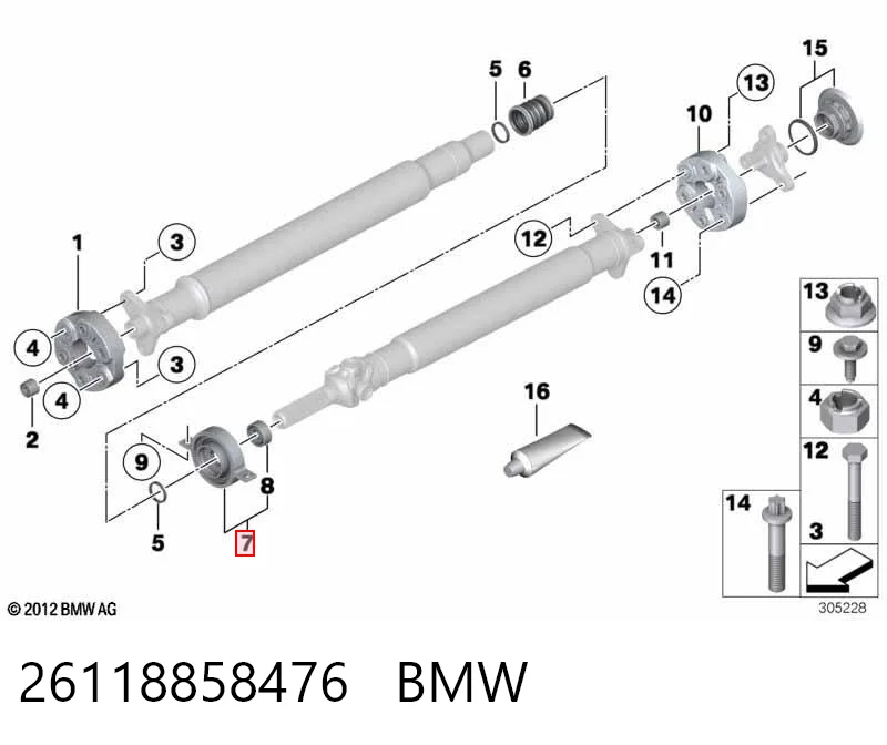 26118858476 BMW 