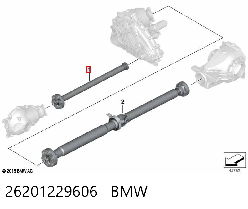 BB3367 Posterparts Кардан передній