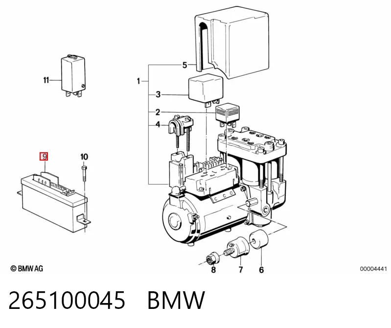 Купити 0265100032 Bosch Модуль (блок ЕБУ) управління АБС (ABS)
