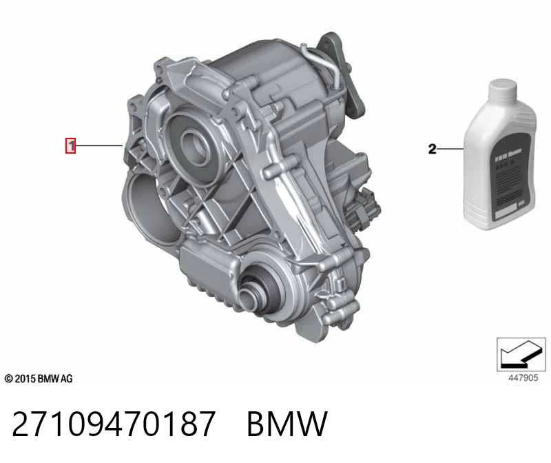 27109470187 BMW Раздатка (коробка роздавальна)