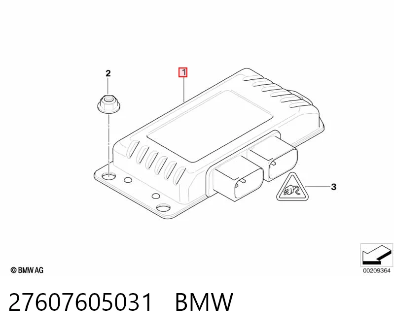 27607605031 BMW Модуль керування роздавальної коробкою