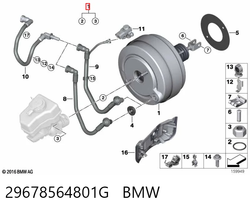 Купити Підсилювач гальм BMW X1  E84