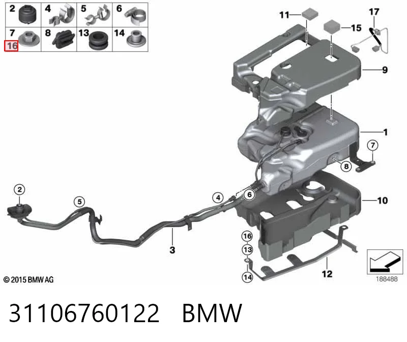 51459140635 BMW Болт кріплення головки блоку циліндрів