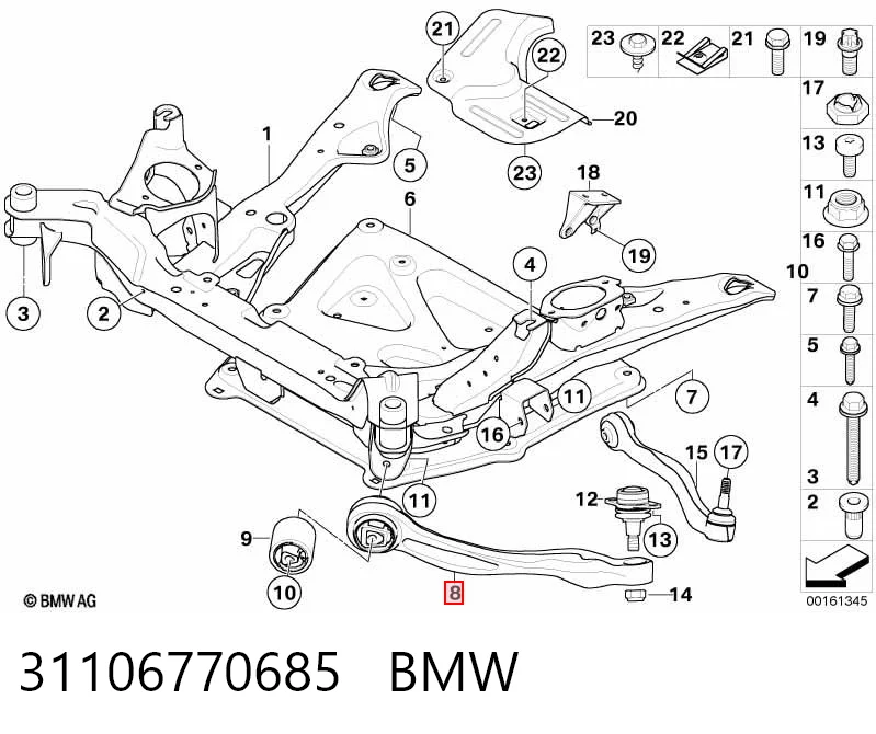 31106770685 BMW Поперечний важіль