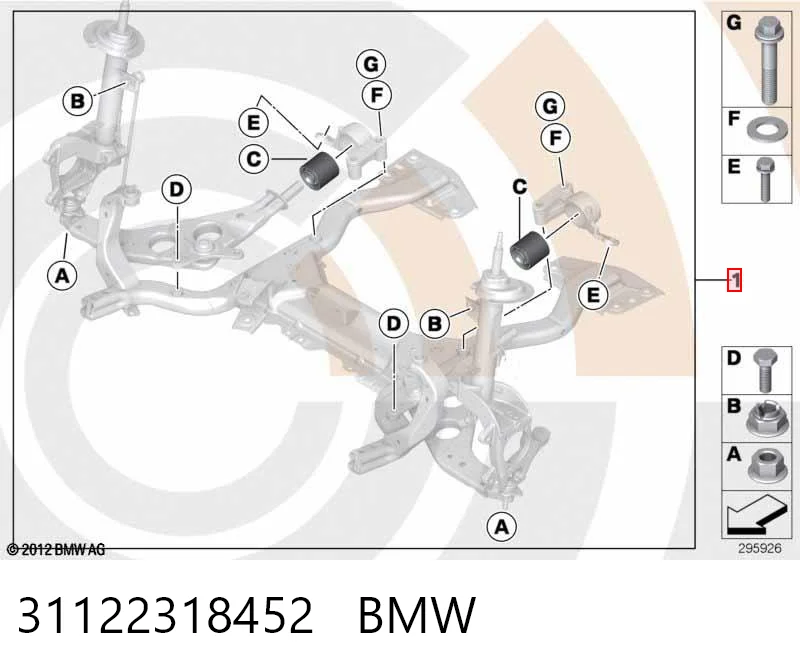 31122318452 BMW 