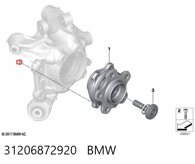 31206872920 BMW Болт маточини