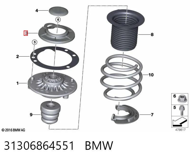 31306864551 BMW 