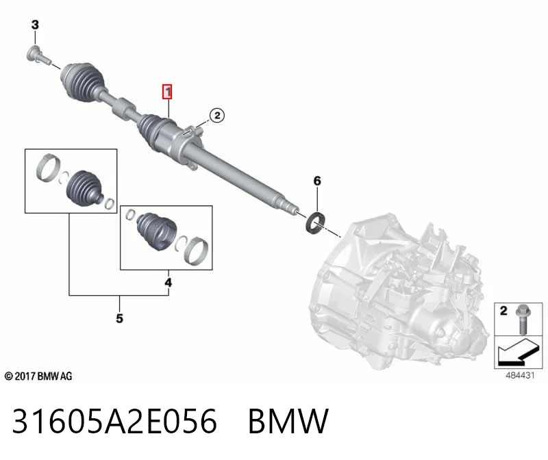 Піввісь передня, права Fast FT01767 ціна, від 158.11 USD
