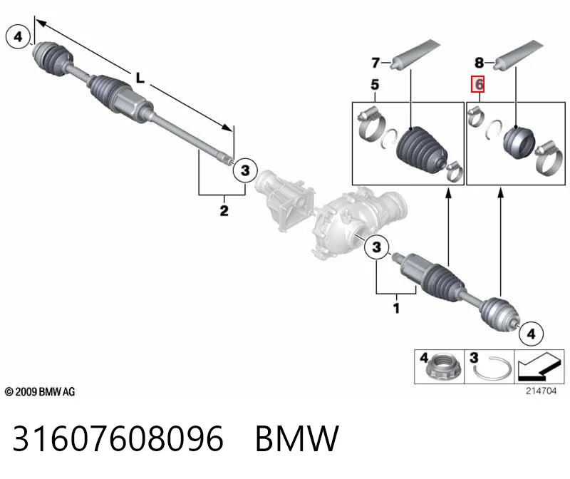 Пильник ШРКШ зовнішній Posterparts BB7977