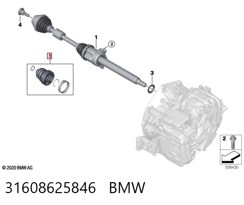 Пильник ШРКШа внутрішній лівий 0036351 GKN-Spidan