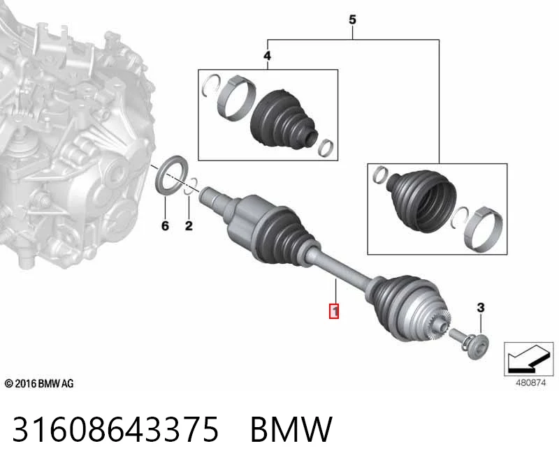 Привід передній лівий GSP NCV49013 ціна, від 104.42 USD