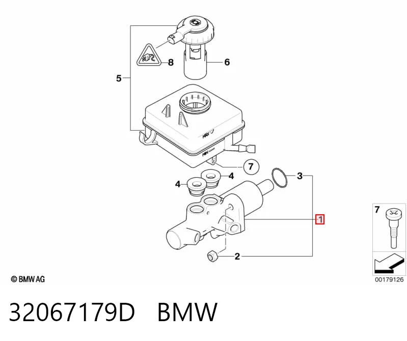 Купити Головний гальмівний циліндр BMW 5  E60