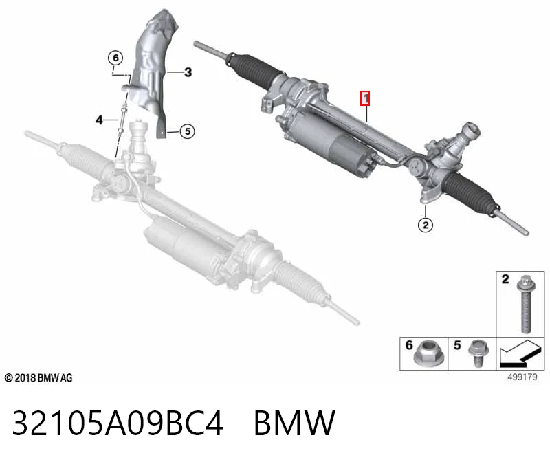 Управління рульове в зборі Rebuilt 32106896994 ціна, від 950.20 USD