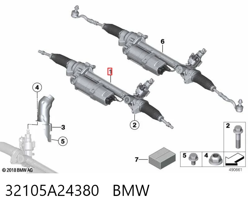 Купити BW408NLA0BLTOU MSG Рульова рейка