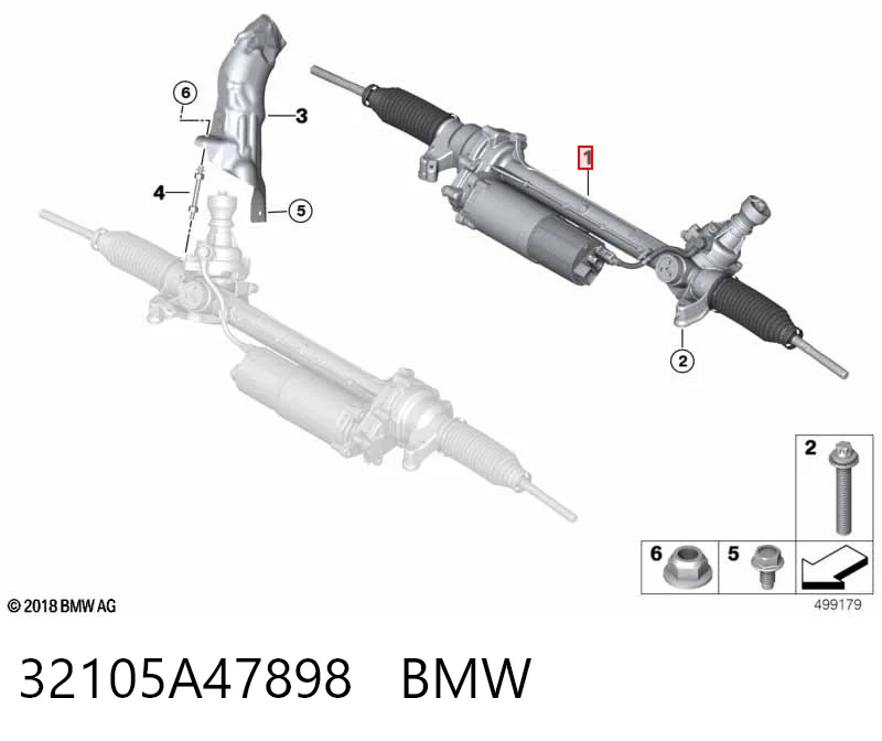 32106896994 Rebuilt Рейковий рульовий механізм