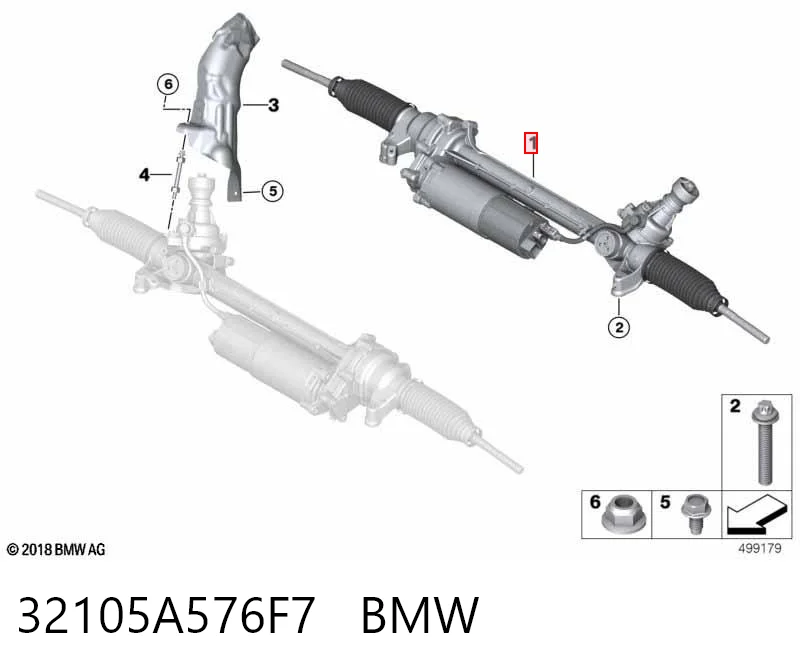 Управління рульове в зборі Rebuilt 32106896994 ціна, від 950.20 USD