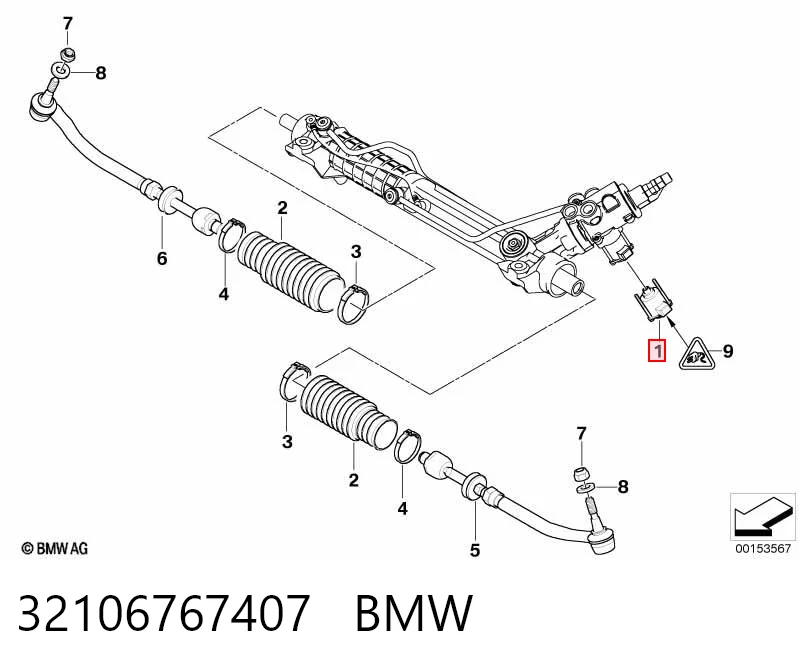 32106767407 BMW Розподільник рульового управління
