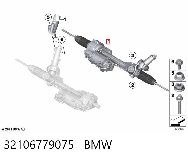Управління рульове в зборі ATE 093PS01 ціна, від 62.71 USD