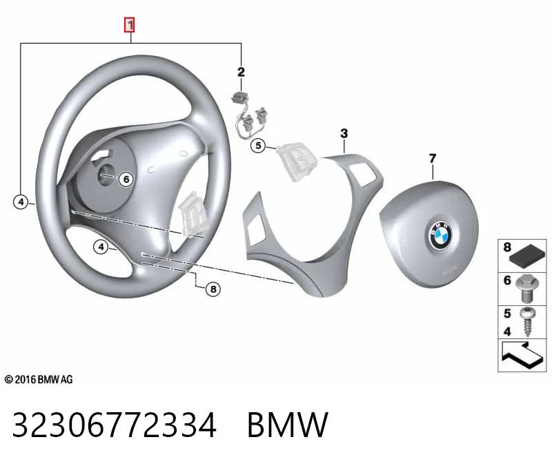 Рульове колесо на BMW 3  E90