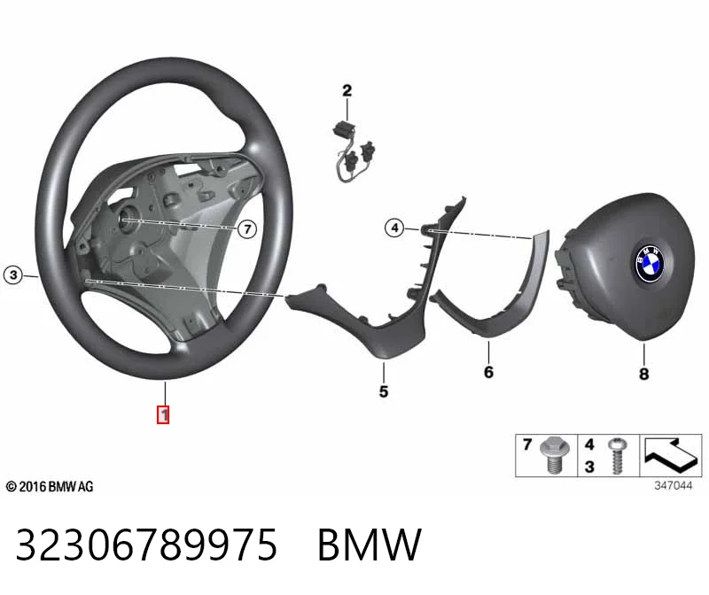 Рульове колесо BMW X6 позашляховик (E71) (2008 - 2014) ціна, від 50.40 USD