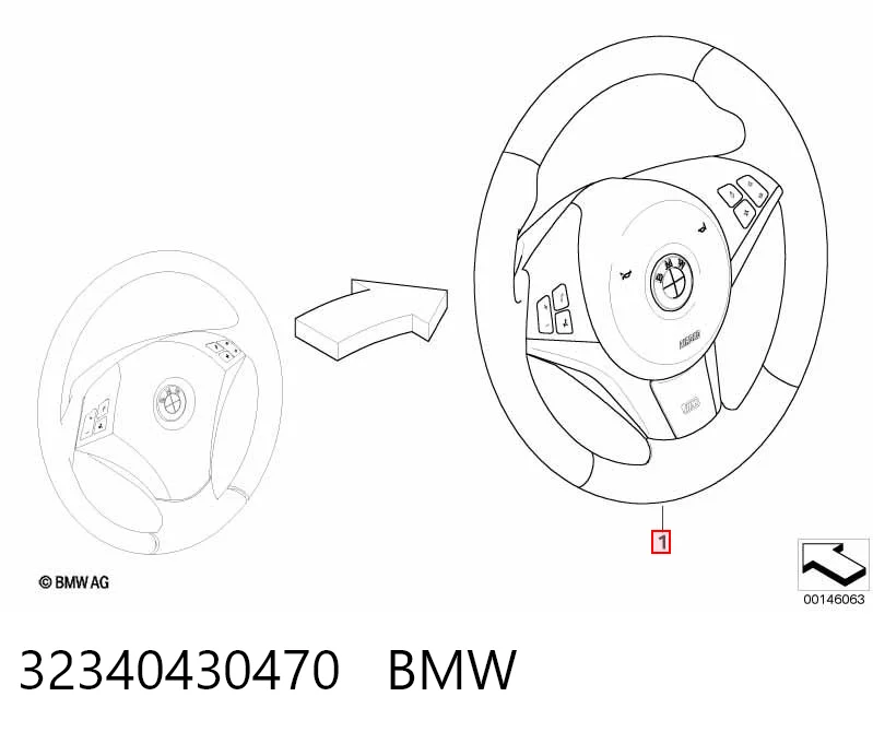 Рульове колесо на BMW 5  E61