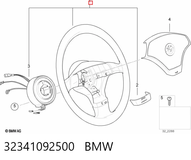 Рульове колесо BMW 3 седан (E36) (1990 - 1998) ціна, від 380.10 USD