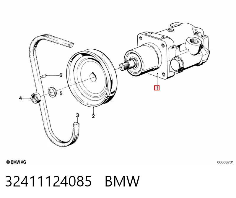 Насос ГУР 1123633 Ford