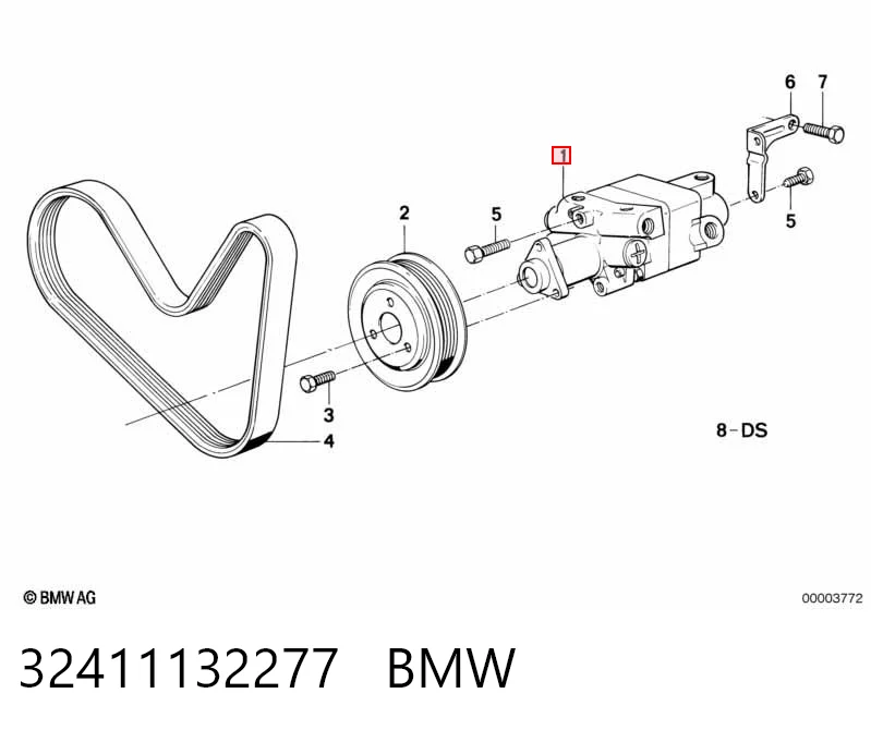 32411132277 BMW Насос гідропідсилювача