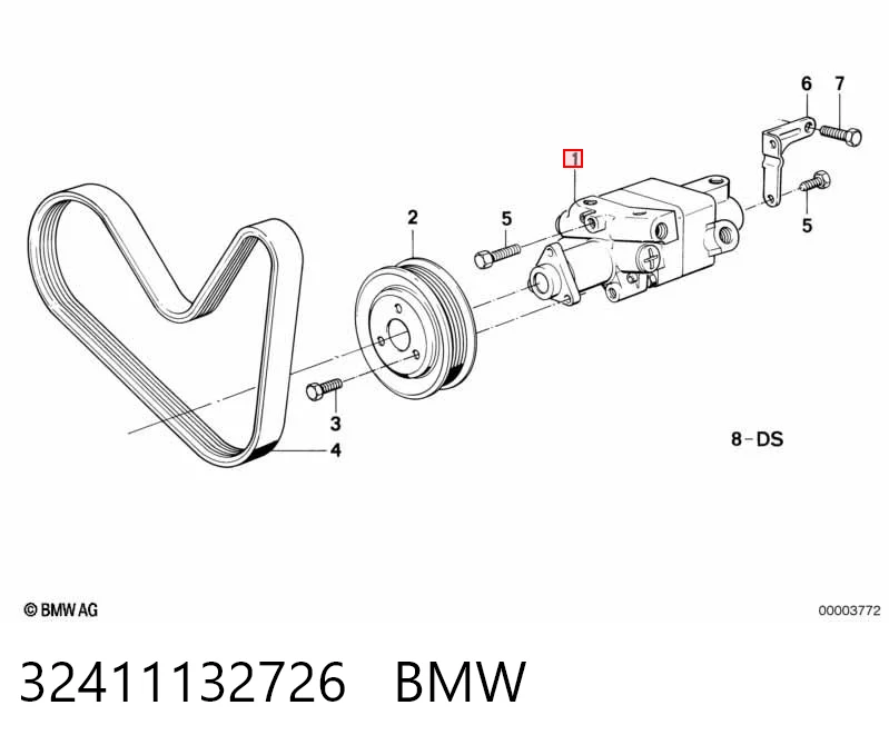 32411132726 BMW Насос гідропідсилювача