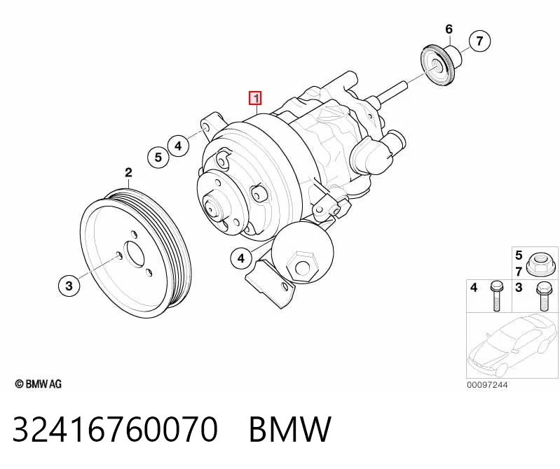 Купити P1439 Motorherz Насос гідравліки