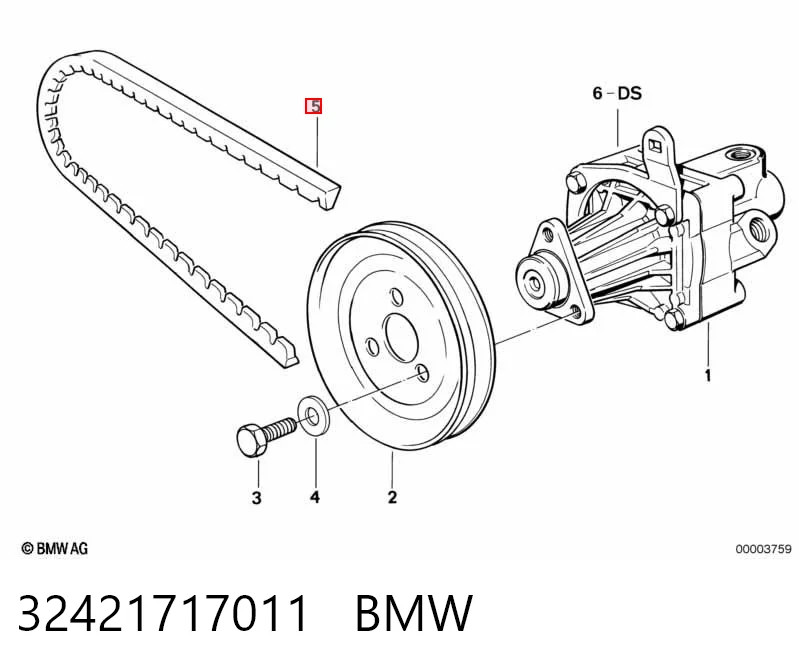 Поліклиновий ремінь на Audi 100 C3 44, 44Q