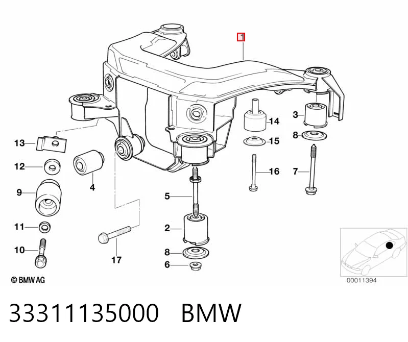 Підвіска задня на BMW 3  E36