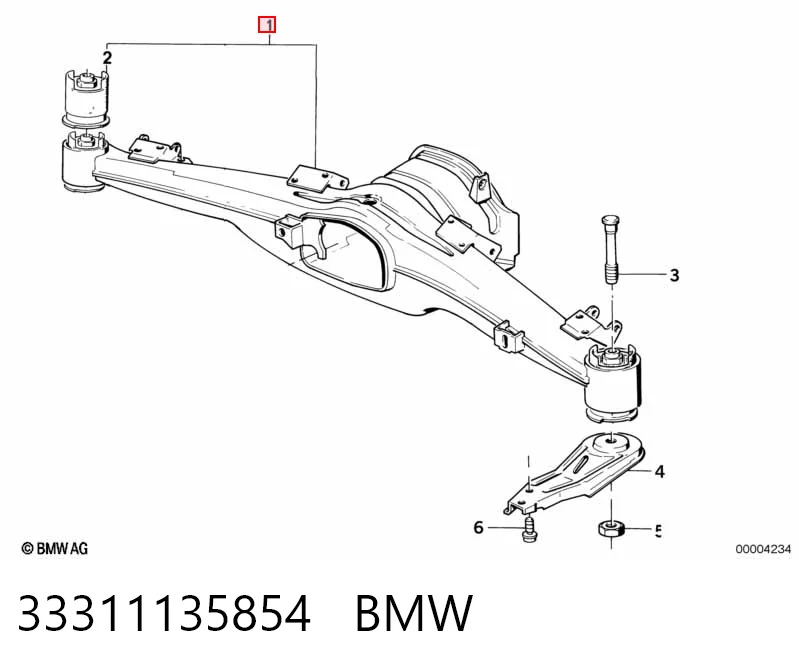 Підвіска задня на BMW 5  E34