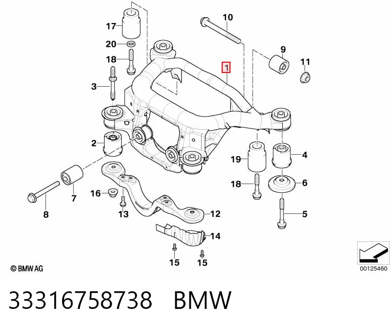 Підвіска задня на BMW 3  E46