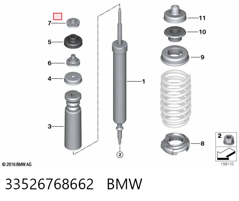 33526768662 BMW Амортизатори задні