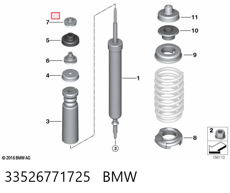33526771725 BMW Амортизатори задні