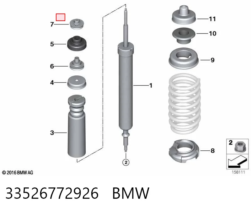 33526772926 BMW Амортизатори задні