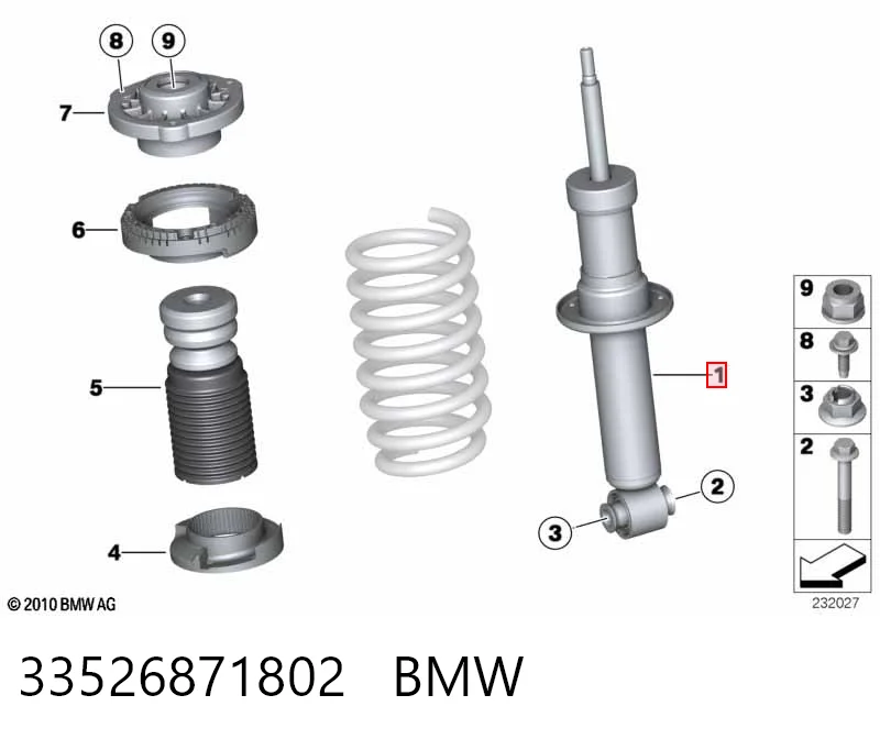 33526871802 BMW Амортизатори задні