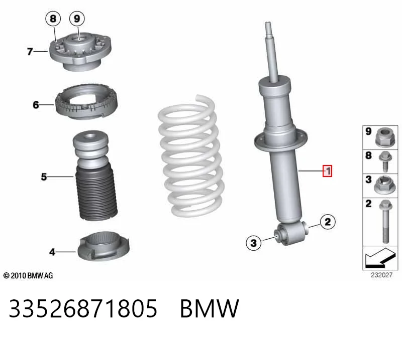 33526871805 BMW Амортизатори задні