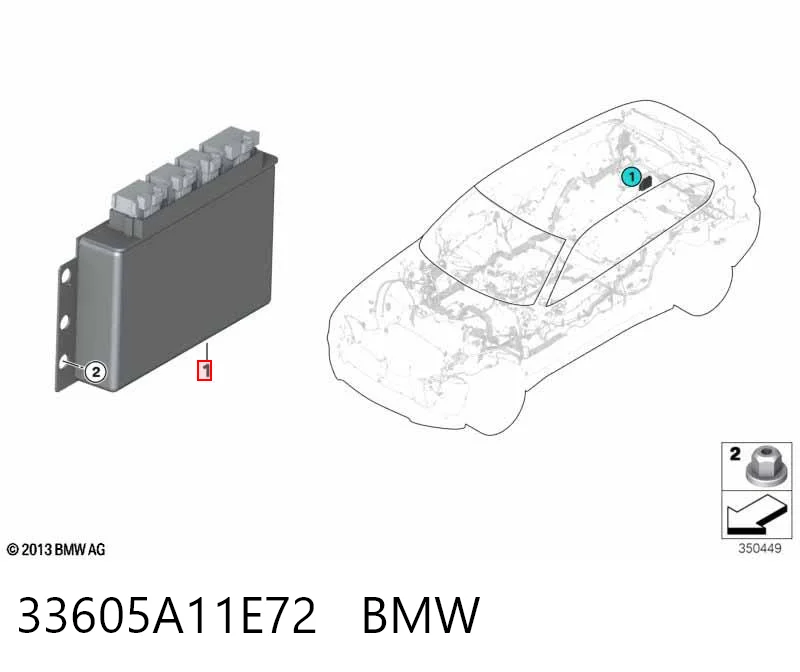 Купити 33609468968 BMW Модуль керування (ЕБУ) повним приводом