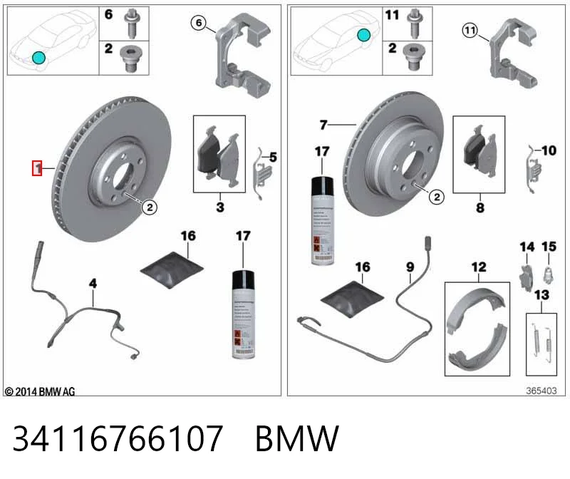 34116766107 BMW